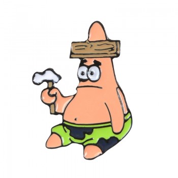 Cartoon Bob Collection ! Sponge Squidward Patrick Star Mermaid Man Barnacle Boy Pineapple House Friends Enamel Lapel Brooch Pin