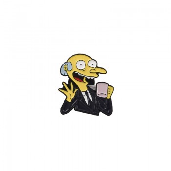 Animated Series ! Cartoon Collection Rick Morty Three Bear Hey Arnold Simpson Futurama Philip J. Fry Addams Enamel Brooch Pin