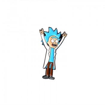 Animated Series ! Cartoon Collection Rick Morty Three Bear Hey Arnold Simpson Futurama Philip J. Fry Addams Enamel Brooch Pin