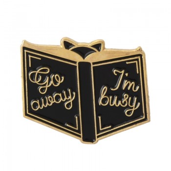 Book Pins Brooch Collection Hedgehog Better Magic Book Brooches Literature Reader Pin Badge Lapel Pins Gift for Book lovers