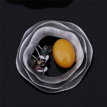 ADOLPH Jewelry New Arrivals Accessories Vintage High Quality Alloy Gem geometry Brooch for Women Dress Scarf Brooch Pins