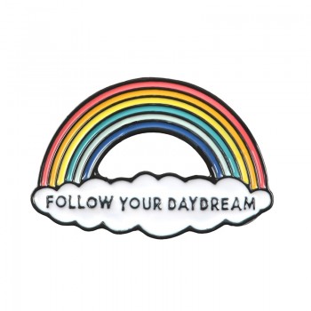 Rainbow and Clouds Enamel Pin Cartoon Rainbow Brooches Collection Fashion Metal Brooch Pins Badge Gifts for Women Men Children