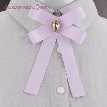 Newest Fashion Fabric Bow Brooches For Women Neck Tie Pins Party Wedding Large Ribbon Brooch Jewelry Clothing Accessories Gifts