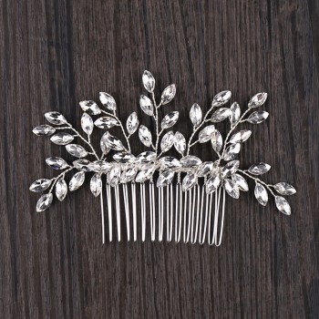Wedding Rhinestone Hair Comb Bride Head Ornaments Wedding Hair Combs Hair Accessories Bridal Rhinestone Womens Jewelry