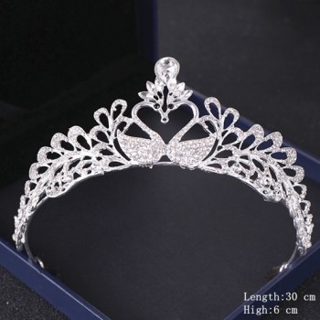 Crystal Rhinestone Wedding Crown Silver Bride Tiaras and Crown Headdress Hair Accessories For Women Wedding Bridal Headpiece