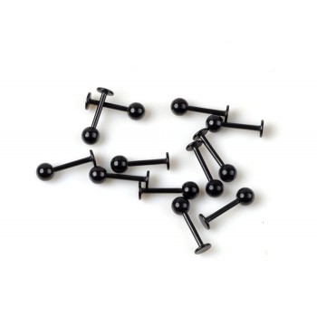 5Pcs/lot 16G 18G Tragus Helix Bar 3-4mm Ball Stainless Steel Labret Lip Bar Rings Stud Cartilage Ear Piercing Body Jewelry