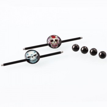 ZIIME 1 Pair Surgical Steel Industrial Barbell Piercing Tragus Piercing Cartilage Earrings Ear Stud Bar Orelha Body Jewelry 2019