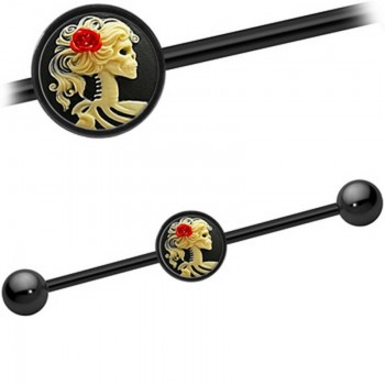 ZIIME 1 Pair Surgical Steel Industrial Barbell Piercing Tragus Piercing Cartilage Earrings Ear Stud Bar Orelha Body Jewelry 2019