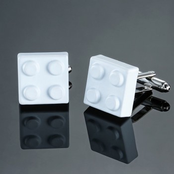 DY Brand new high-end brand, laser engraving, pattern, square block Cufflinks fashion mens shirts Cufflinks free shipping