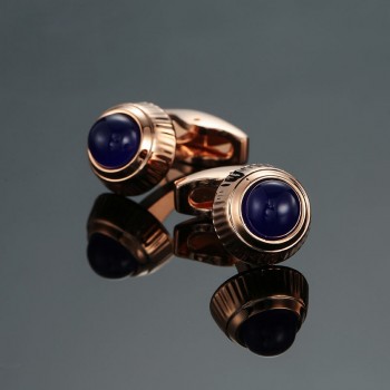 Novelty Luxury high quality stainless steel fiber red wood shell Design for mans French suit accessories Jewellery