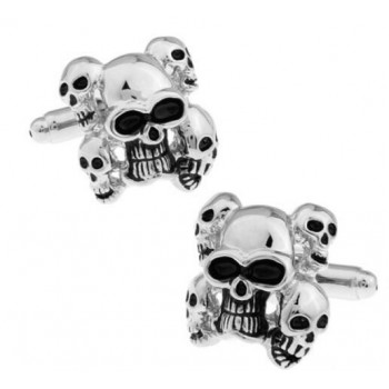 Free Shipping Skull Cufflinks Wholesale Sugar Dead Skeleton Design Hyperbole Style Cuff Links