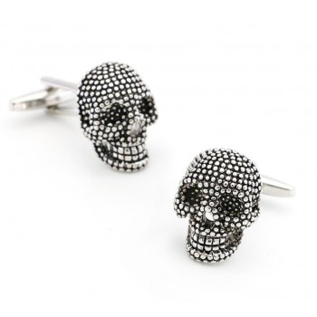 Free Shipping Skull Cufflinks Wholesale Sugar Dead Skeleton Design Hyperbole Style Cuff Links