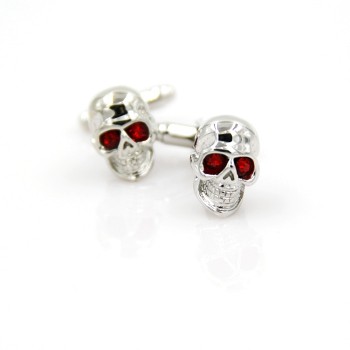 Free Shipping Skull Cufflinks Wholesale Sugar Dead Skeleton Design Hyperbole Style Cuff Links