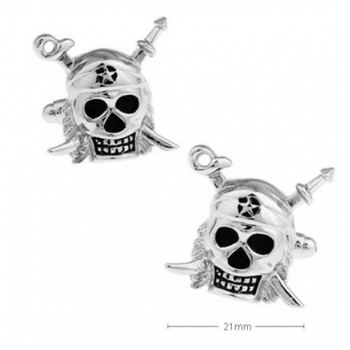 Free Shipping Skull Cufflinks Wholesale Sugar Dead Skeleton Design Hyperbole Style Cuff Links