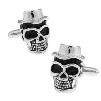 Free Shipping Skull Cufflinks Wholesale Sugar Dead Skeleton Design Hyperbole Style Cuff Links