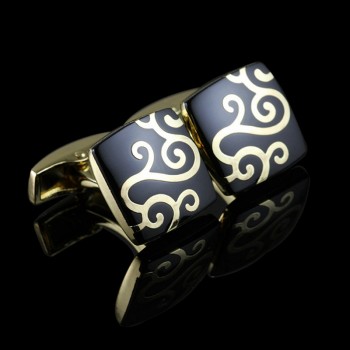 MeMolissa Luxury shirt Christmas day gift pattern cufflink for mens Brandclassic cuff links High Quality men jewelry