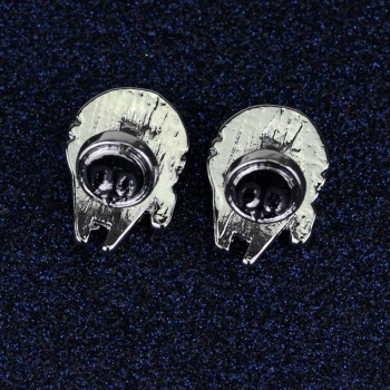 Women Fashion Jewelry Star Wars Millennium Falcon Metal Cufflinks Generous Men Cuff Bottons Tie Clip Accessories Gift
