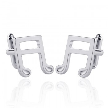 Trendy silver note slur treble clef red drums kit cufflinks for mens shirt jewelry Fashion music twins cufflinks buttons gifts