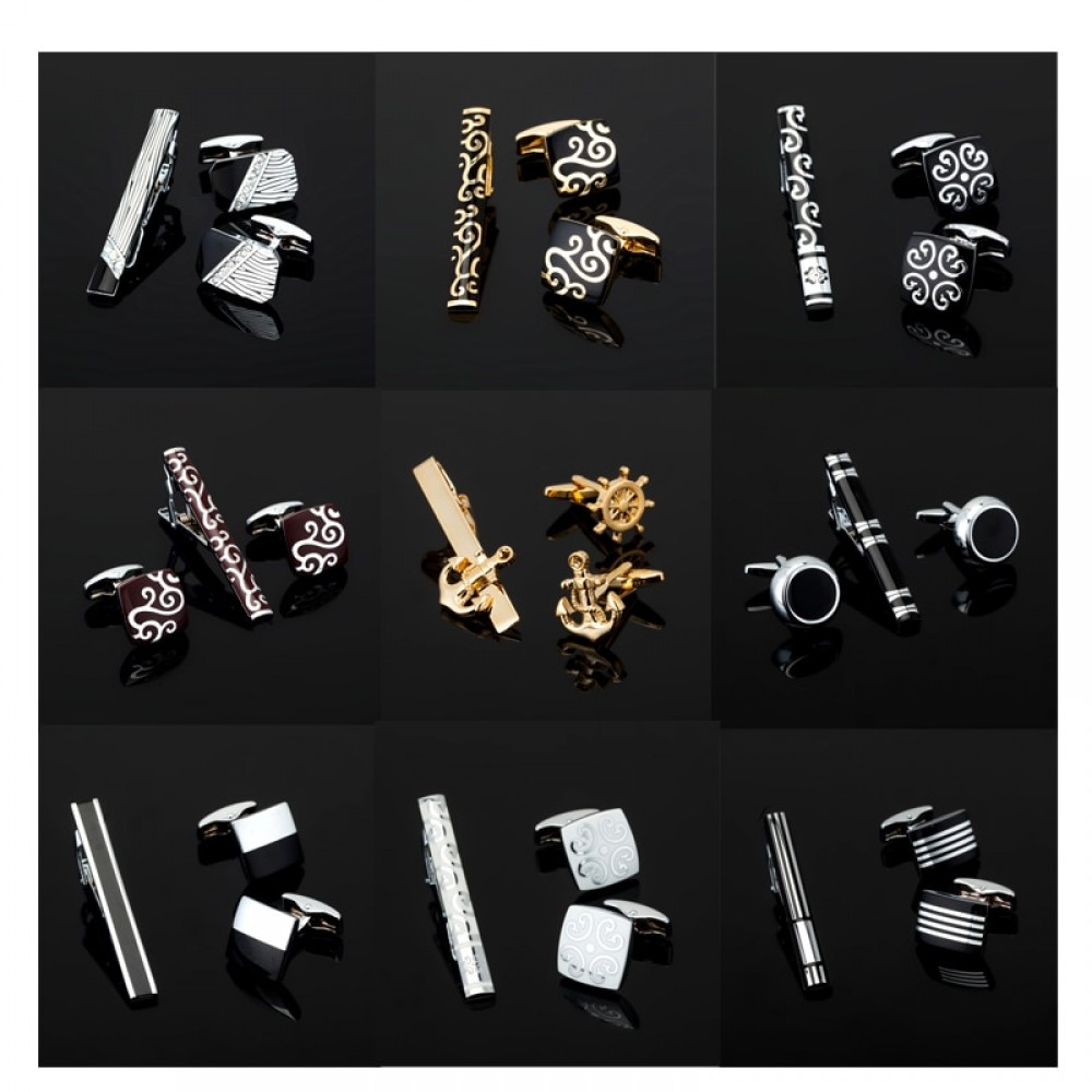 XK399 High quality mens business shirt tie clip / Cufflinks / luxury gift set / other accessories crazy promotions
