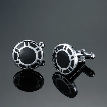 Classic mens new black box Cufflinks Cufflinks French wedding dress shirt accessories 1 double free shipping