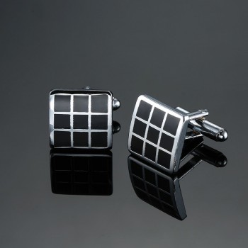 Classic mens new black box Cufflinks Cufflinks French wedding dress shirt accessories 1 double free shipping