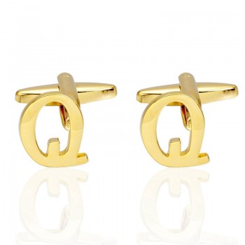 Free shipping Fashion Gold Laser Cufflink Cuff Link 1 Pair suona / lette / knot Luxury High-grade jewelry Mens Bouton De Manche