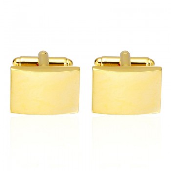 Free shipping Fashion Gold Laser Cufflink Cuff Link 1 Pair suona / lette / knot Luxury High-grade jewelry Mens Bouton De Manche