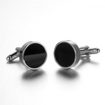 2017 New Designer Onyx Cufflinks AAA quality French Shirt Cuff Links Gemelos Para Camisas 10122