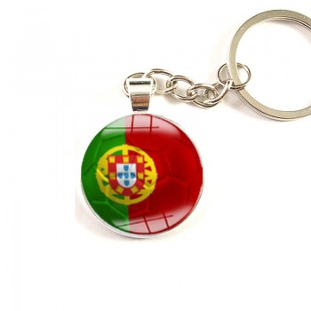 Football CR7 C.RONALDO Messi Bale Keychain Gift Men Women Soccer Star United Pogba Silver Soccer Club Fans Keychain Toy Sport