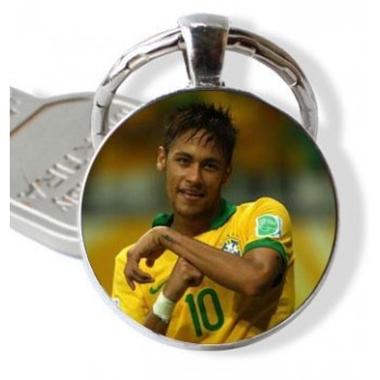 Football CR7 C.RONALDO Messi Bale Keychain Gift Men Women Soccer Star United Pogba Silver Soccer Club Fans Keychain Toy Sport