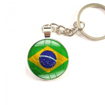 Football CR7 C.RONALDO Messi Bale Keychain Gift Men Women Soccer Star United Pogba Silver Soccer Club Fans Keychain Toy Sport