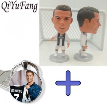 Football CR7 C.RONALDO Messi Bale Keychain Gift Men Women Soccer Star United Pogba Silver Soccer Club Fans Keychain Toy Sport