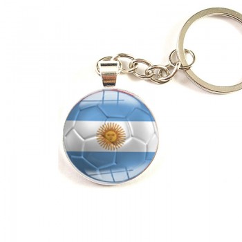 Football CR7 C.RONALDO Messi Bale Keychain Gift Men Women Soccer Star United Pogba Silver Soccer Club Fans Keychain Toy Sport