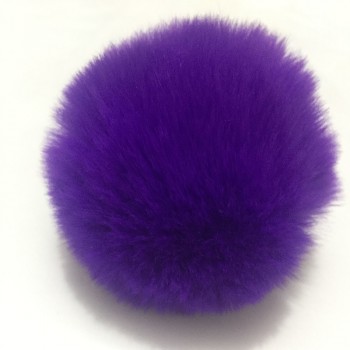 Women Bag Charm 8cm Fur Pom Pom Ball with Elastic Imitation Fur Pompom Double Colors Gradient Keychain Accessories Llaveros