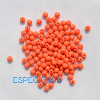200pcs DIY Fashion Jewelry Accessory 6MM Candy Acrylic Beads Round Shape 18 Colors Bracelet Department  Spacer Necklace Making