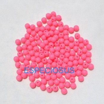 200pcs DIY Fashion Jewelry Accessory 6MM Candy Acrylic Beads Round Shape 18 Colors Bracelet Department  Spacer Necklace Making