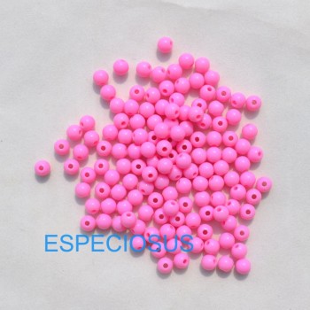 200pcs DIY Fashion Jewelry Accessory 6MM Candy Acrylic Beads Round Shape 18 Colors Bracelet Department  Spacer Necklace Making