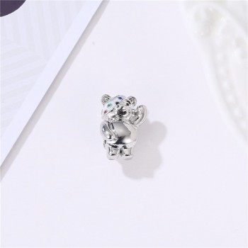 Fashion Cartoon Bear beads for jewelry making Bracelet Necklace Pendant Keychain Accessories Loose bead gifts for women AH049