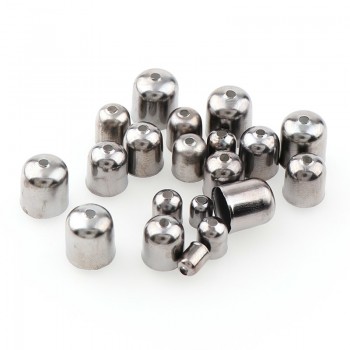 100pcs/lot Iron Gold Sliver   End Tip Tassel Caps Beads Cap End Cap For Fashion Jewelry Making DIY Handmade Jewelry Finding