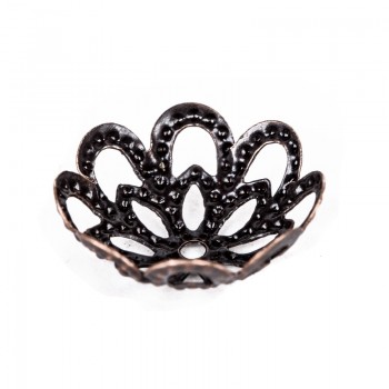 100pcs/200pcs/lot Flower Bead Caps Jewelry DIY Golden Silvery Hollow Flower Metal Charms Bead Caps For Jewelry Making 10m 12m