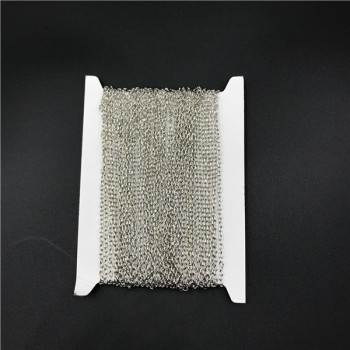 10m/roll Diameter 2/2.5/3mm Iron Metal Chains Bulk Necklace Components Gold Silver Color Open Link Chain For Diy Jewelry Making
