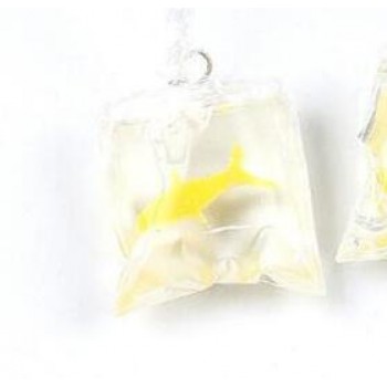 5pcs Cute 25mm Small Fish Candy Resin Stone Child Earring Drop Necklace Pendant Diy Making Handmade Jewelry Finding C27