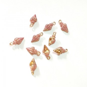New 10 Pieces Cute Lovely Nautical Starfish Scallop Conch Drop Oil Zinc Alloy Charms Pendants Diy Jewelry Accessories PJ287