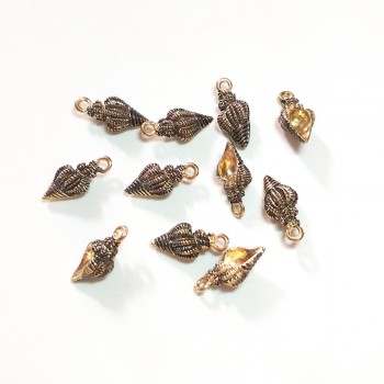 New 10 Pieces Cute Lovely Nautical Starfish Scallop Conch Drop Oil Zinc Alloy Charms Pendants Diy Jewelry Accessories PJ287