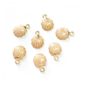New 10 Pieces Cute Lovely Nautical Starfish Scallop Conch Drop Oil Zinc Alloy Charms Pendants Diy Jewelry Accessories PJ287