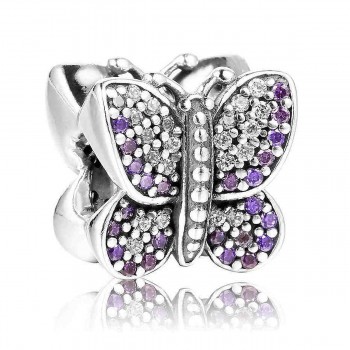 Sparkling Butterfly Angel Fish Sea Turtle Paw Prints  Frog Prince Charm Fit Pandora Bracelet 925 Sterling Silver Charm Jewelry