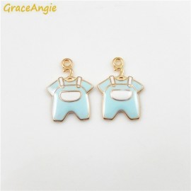 GraceAngie Cute Baby Shower Childrens Wear Style Trendy Bracelet Necklace Pendant Findings Charms Women DIY Jewelry Crafts