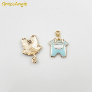GraceAngie Cute Baby Shower Childrens Wear Style Trendy Bracelet Necklace Pendant Findings Charms Women DIY Jewelry Crafts