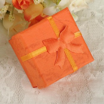 Cheap Sale Jewelry Box Gift Boxes With Knot Necklace amp;Ring amp;Bracelet Display Box For Jewelry Fixed Mixed Multicolor 4x4x3cm