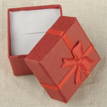 Cheap Sale Jewelry Box Gift Boxes With Knot Necklace amp;Ring amp;Bracelet Display Box For Jewelry Fixed Mixed Multicolor 4x4x3cm